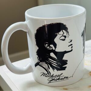 Michael Jackson Silhouette White 11oz Mug